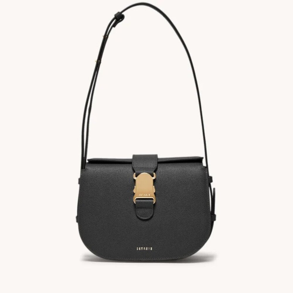 Senreve Cadence Crossbody in Pebbled Noir